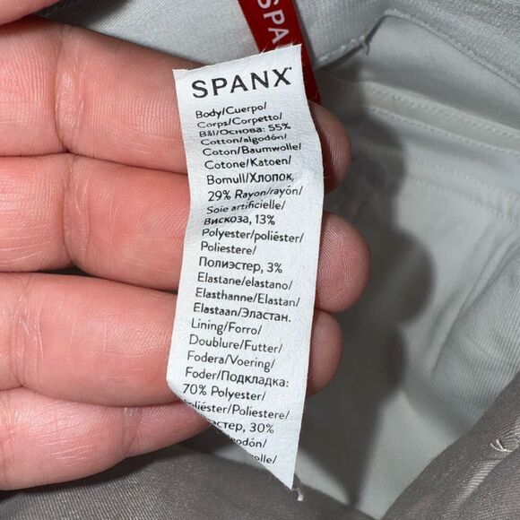 SPANX Stretch Twill Cropped Wide Leg Pants Women’s Size Small - Picture 6 of 11